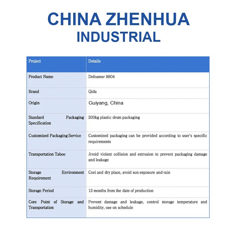 Defoamer 8804 Polyether Non-Ionic Non-Toxic Excellent Defoaming Performance